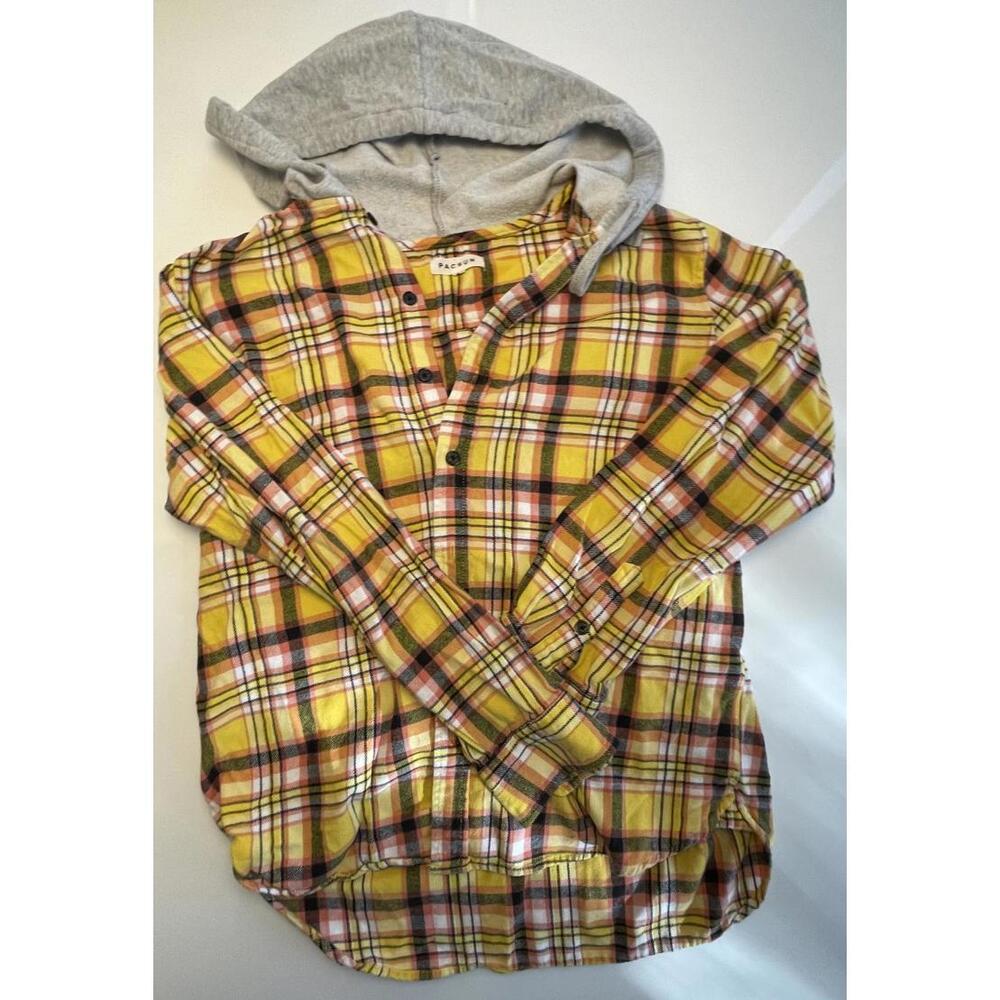 PACSUN Flannel Hoodie